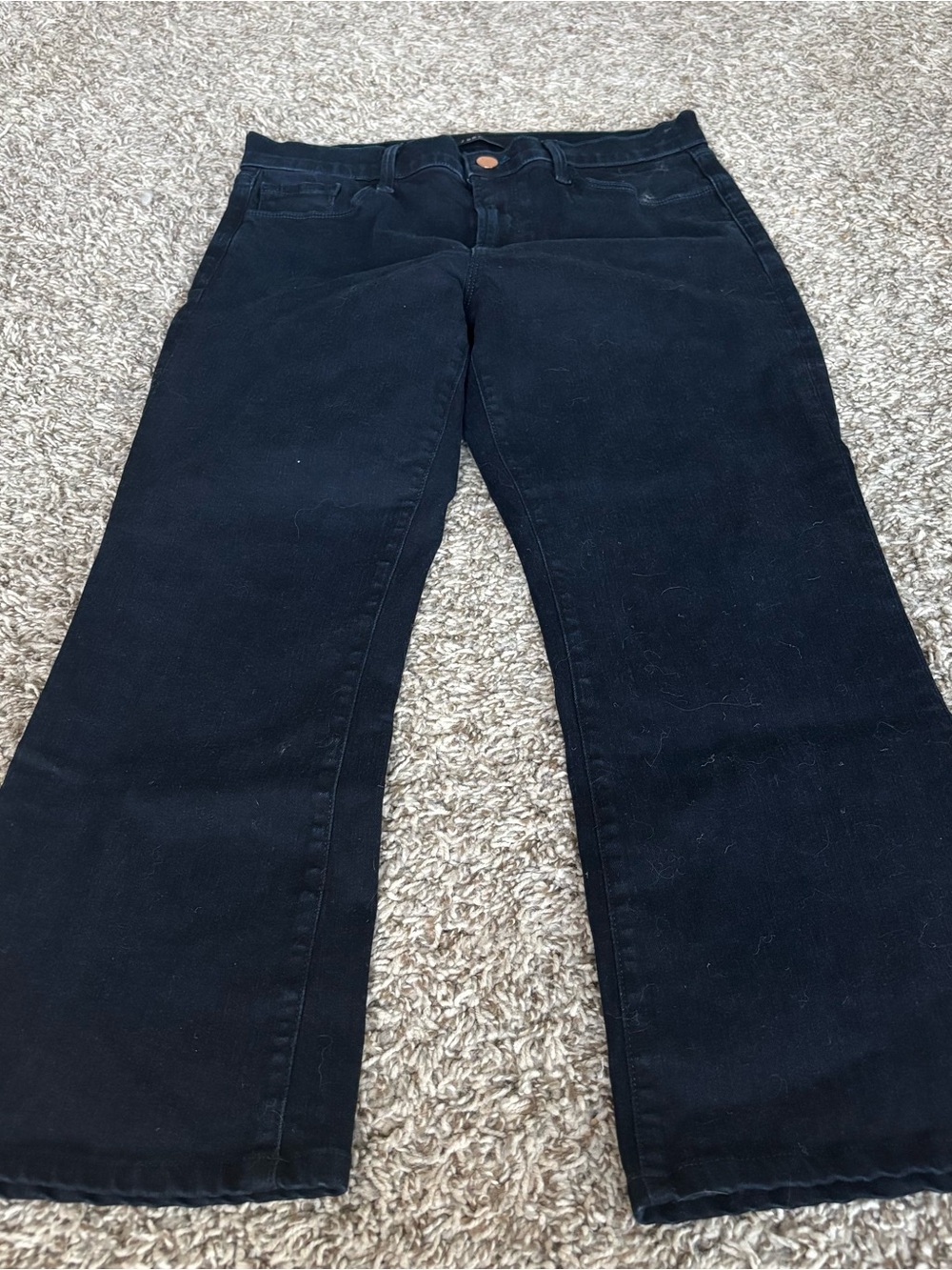 J Brand Black Wide-Leg Jeans nwot bootcut sz 3o dark navy new